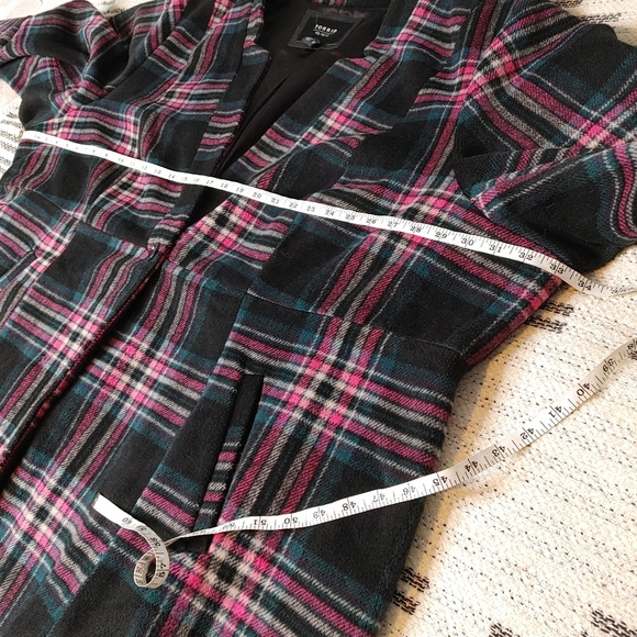 TORRID Plaid Wool Coat Size 6 (6X) - Picture 11 of 14